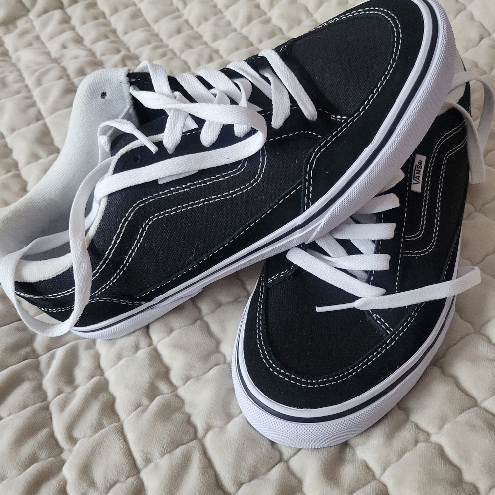 Vans Black and White Sneakers